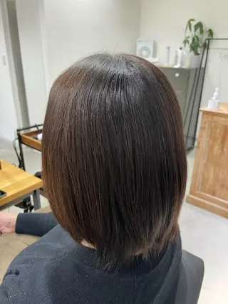 ミディアム カラー anB Bのヘアスタイル
