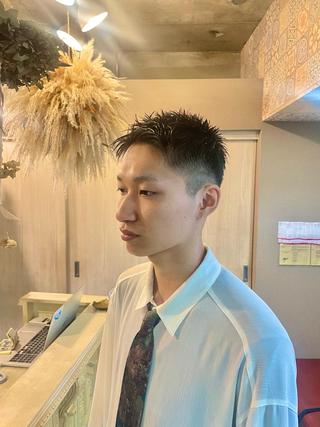 ショート メンズ 荒牧 絵美のヘアスタイル