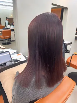 ミディアム 長田 すみれ子のヘアスタイル