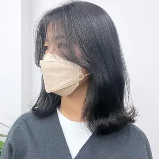 ミディアム カラー パーマ ヘアアレンジ メンズ キッズ ネイル マツエク・マツパ アイブロウ 渋谷レイヤーカット❌ 縮毛矯正専門/武田涼のヘアスタイル
