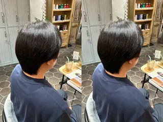 カラー メンズ SAKI⭐️ブリーチ ・艶カラー⭐️のヘアスタイル