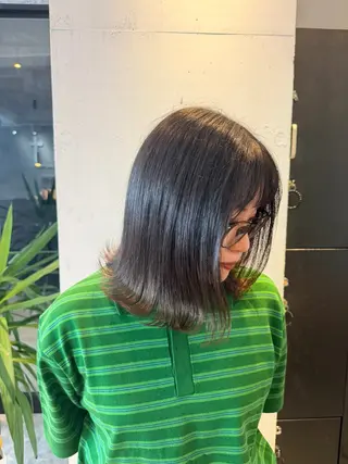 ミディアム 🍒暖色カラー🌹 栗俣嵐のヘアスタイル