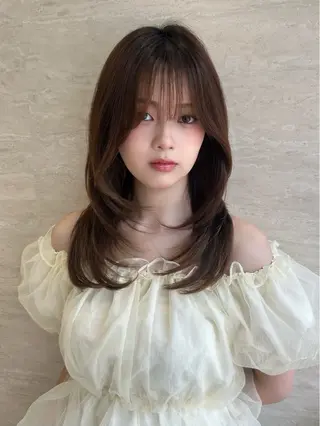 ミディアム PULSE ASAHIのヘアスタイル