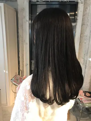 ロング カラー パーマ 髪質改善カラー/艶髪 LISAのヘアスタイル