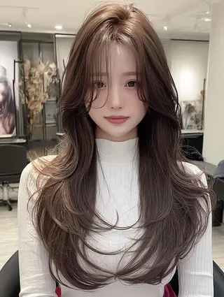 セミロング FOCUS JAPAN4のヘアスタイル