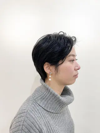 ショート 👑銀座ショート/ 絶壁補正/金子涼👑のヘアスタイル