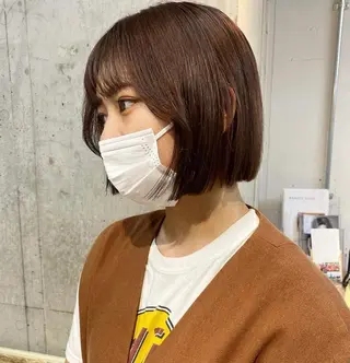 ショート カラー ヘアアレンジ 福岡似合わせレイヤー /ウルフ/ハイトーンのヘアスタイル