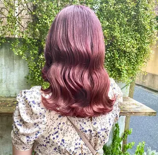 セミロング カラー 🦋透明感カラー🦋 なつやのヘアスタイル
