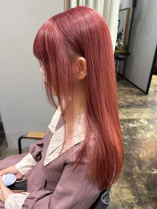ロング カラー 透明感カラー/パーマ 🌀アオノのヘアスタイル