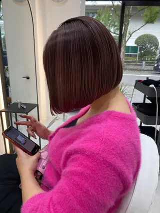 ショート カラー -福岡博多筑紫口- 大津成美のヘアスタイル