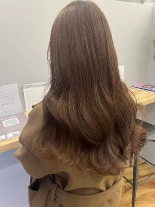 ロング 檜谷 晴　顔周りカットのヘアスタイル