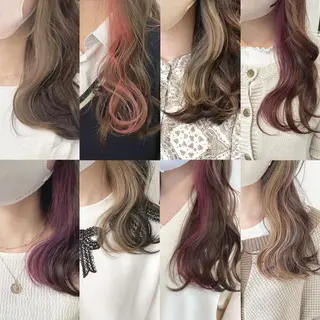 セミロング カラー 透明感カラー/ レイヤー　YUKAのヘアスタイル