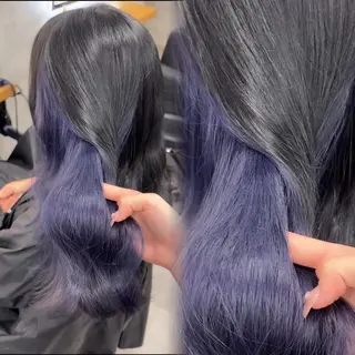 カラー 札幌韓国風艶カラー 🎀𝐒𝐀𝐇𝐎のヘアスタイル