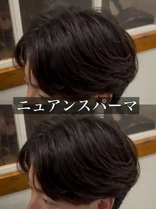 パーマ メンズ オカベ ショウマのヘアスタイル