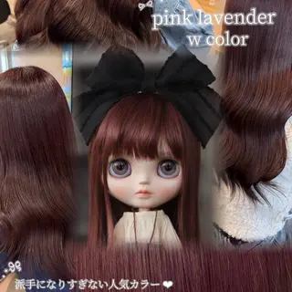カラー 暖色/透明感カラー 🤍yuzuho🫧のヘアスタイル