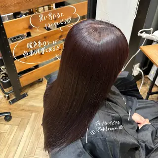 ロング カラー Rika🎀美髪矯正 /透明感カラー🫧のヘアスタイル