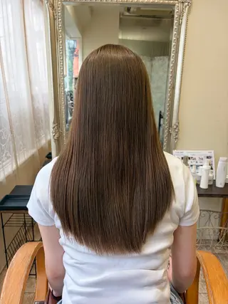 セミロング 【艶髪カラー】 omiのヘアスタイル