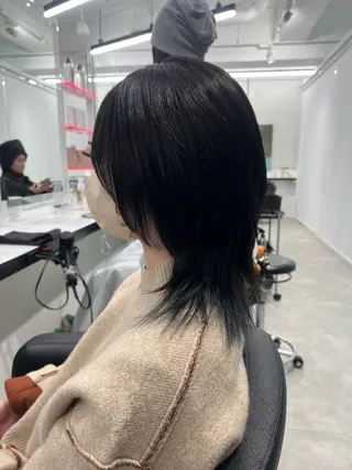 セミロング 🎀sayaka🎀 ダブルカラーのヘアスタイル