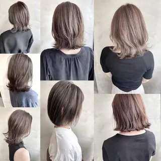 ショート カラー ヘアアレンジ ネイル マツエク・マツパ 夜23時まで予約🉑 reverieあきらのヘアスタイル