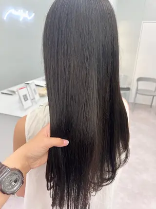 ロング カラー 名駅🦢大人艶カラー 🪽カミヤアカネのヘアスタイル