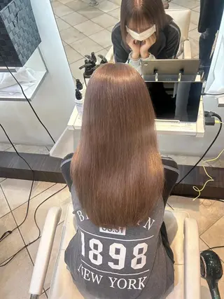 ロング カラー 淵野辺カラーモデル 募集🌼畔上のヘアスタイル