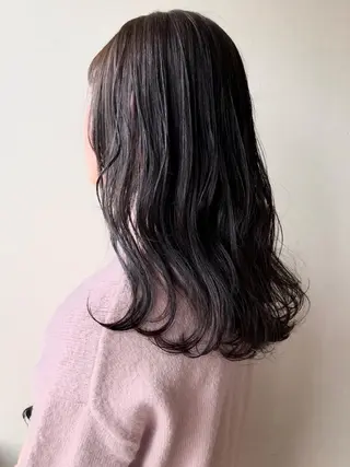 セミロング カラー 🌻韓国風ヘア🌻 ✨🌷ナナコ🌷のヘアスタイル