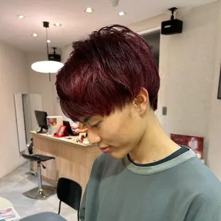 カラー メンズ 本田 茜のヘアスタイル