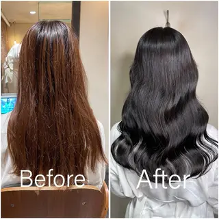 ロング カラー 泉 堅也のヘアスタイル