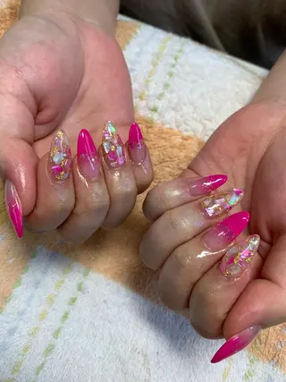 ネイル rukianail 新里のネイルデザイン