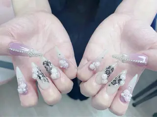 ネイル MoMoA Nail ネイル長さ出し専門店のネイルデザイン