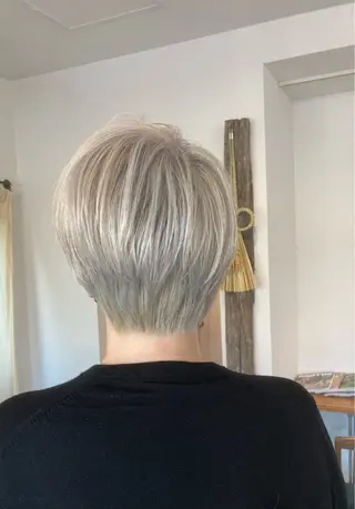 ショート カラー vahan✂︎ 小林未果🕊のヘアスタイル