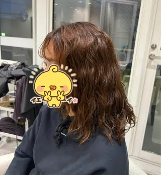 パーマ 間島 叶のヘアスタイル
