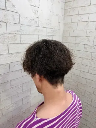 ショート パーマ レイヤー/パーマ 🐼HARUKA🐼のヘアスタイル