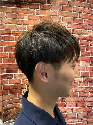 メンズ シムラ カイゲンのヘアスタイル