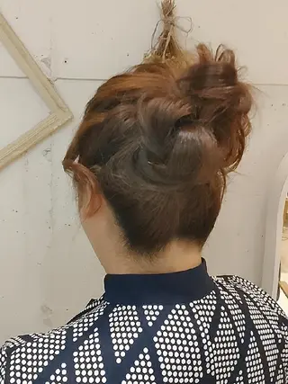ロング ヘアアレンジ いまじゅく あおいのヘアスタイル