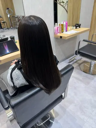 ロング 髪質改善/縮毛矯正 /メンズパーマ川田のヘアスタイル