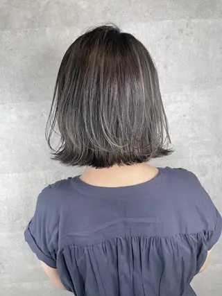 ミディアム カラー BUCKS【天王寺】 バックス【駅30秒】のヘアスタイル