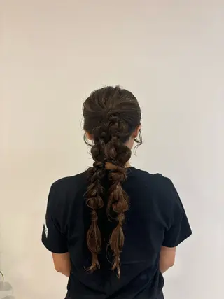 ヘアアレンジ げんば ななのヘアスタイル