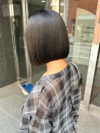 ショート 髪質改善 縮毛矯正/ レイヤー/銀座/本木のヘアスタイル