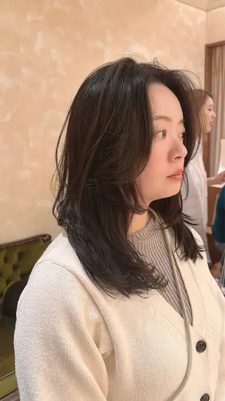 ミディアム カットモデル/ 大森弘貴のヘアスタイル
