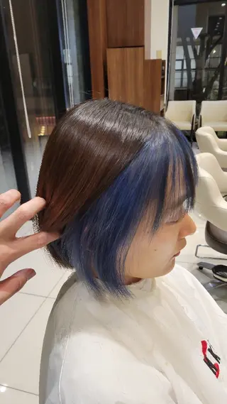 ショート カラー メンズパーマ 渡辺将功のヘアスタイル