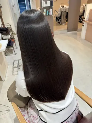 ロング 髪質改善メニュー 長井 美佐子のヘアスタイル