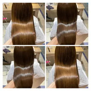 ロング カラー レイヤーカット×髪質 改善💎HARUKAのヘアスタイル