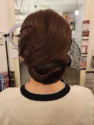 ヘアアレンジ セミロング ESTELA... OHARA のヘアスタイル