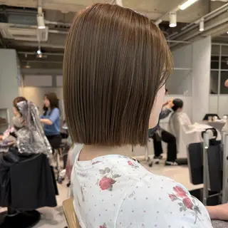 ショート カラー ヘアアレンジ ボブ/透明感カラー いまかわ ゆなのヘアスタイル