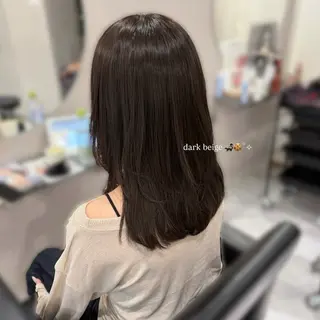 セミロング 透明感カラー🪼🩵 𝐑𝐢𝐧のヘアスタイル