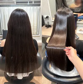 ロング ANDIAMO 栄 栞名のヘアスタイル