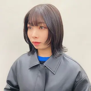 ショート カラー 似合わせレイヤー/ ケアパーマ/高倉のヘアスタイル