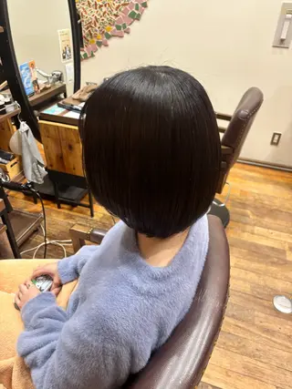 ショート ワンカラー/ブリーチ /ストレート友駕🤎のヘアスタイル