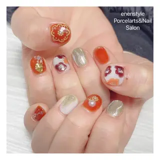 ショート ネイル 🐾enen style 🐾のネイルデザイン